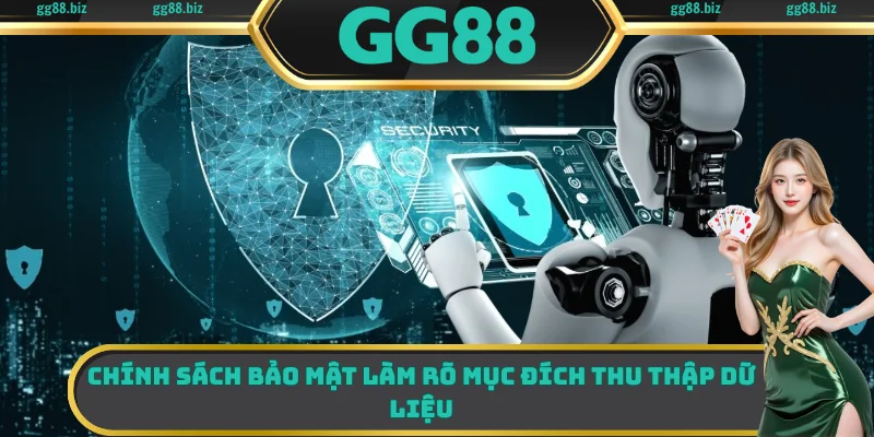 Chính sách bảo mật làm rõ mục đích thu thập dữ liệu